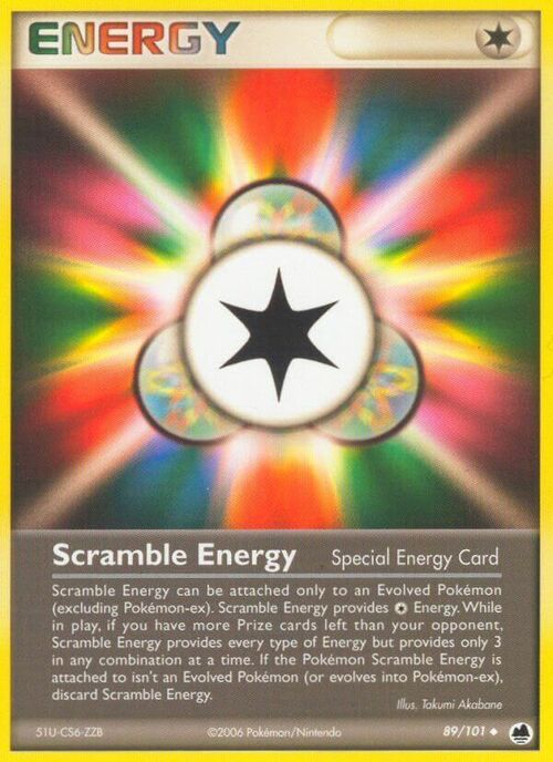 Scramble Energy Card Front