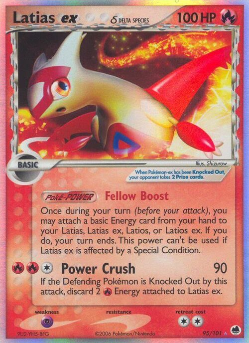 Latias ex δ Card Front