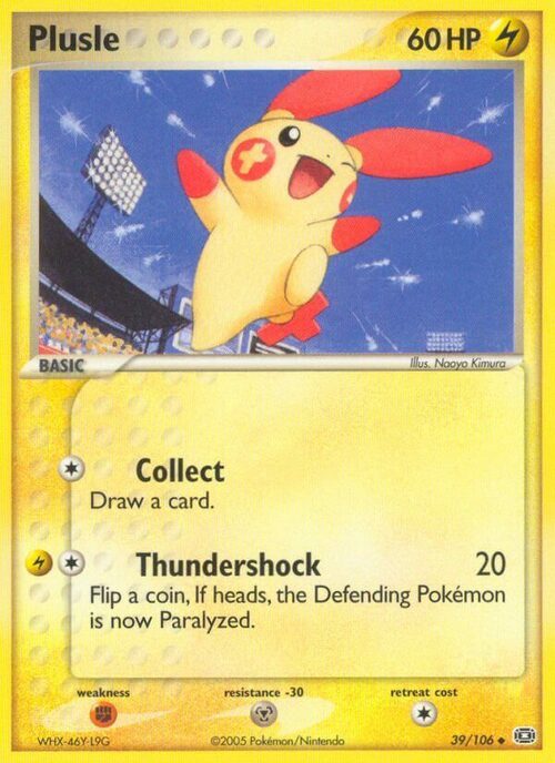 Plusle Card Front