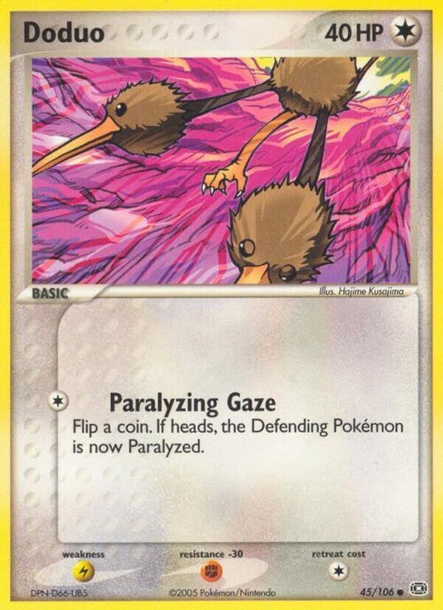 Doduo Card Front