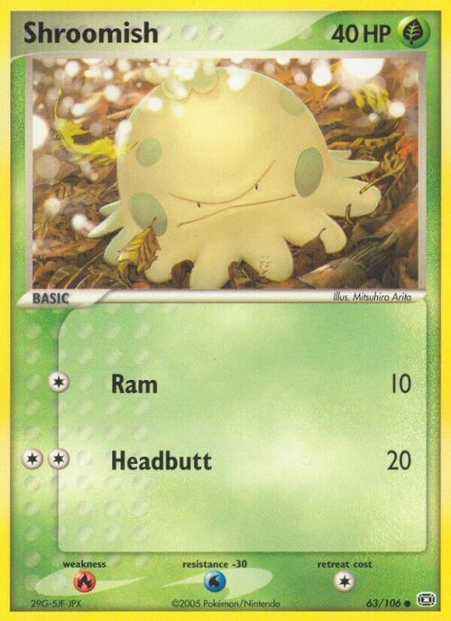 Shroomish Card Front