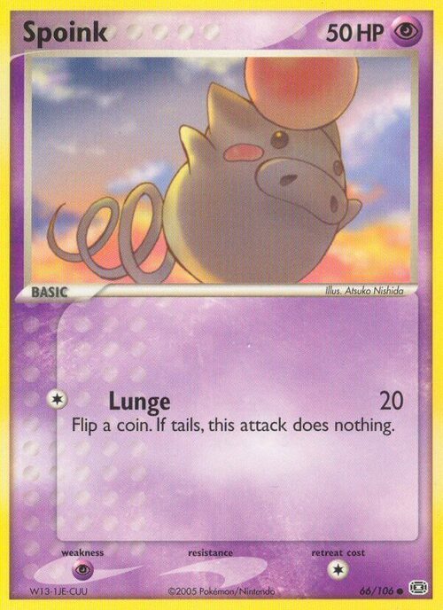 Spoink Card Front