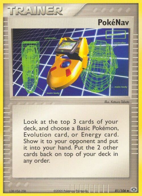 PokéNav Card Front