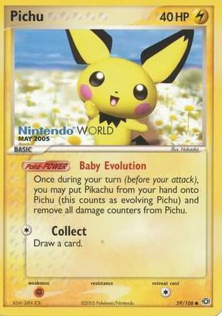 Pichu Card Front