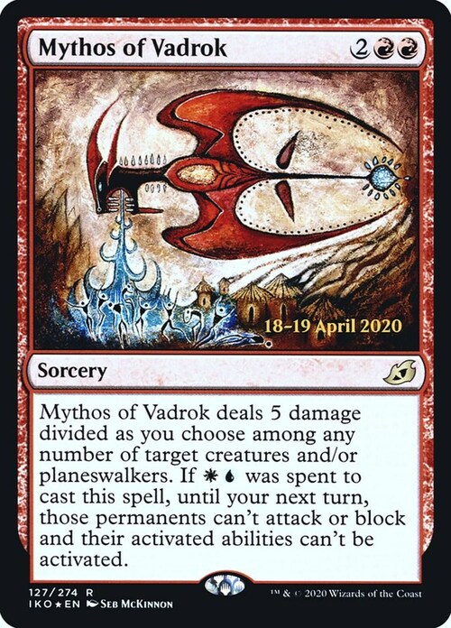 Mythos of Vadrok Card Front