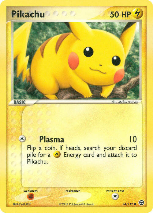 Pikachu Card Front