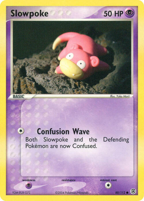 Slowpoke Card Front