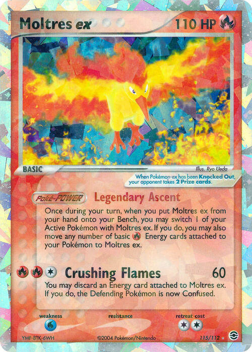 Moltres ex Card Front