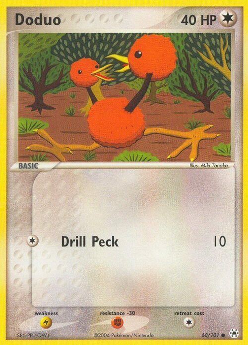 Doduo Card Front