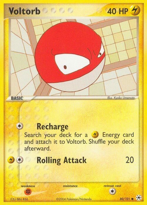 Voltorb Card Front