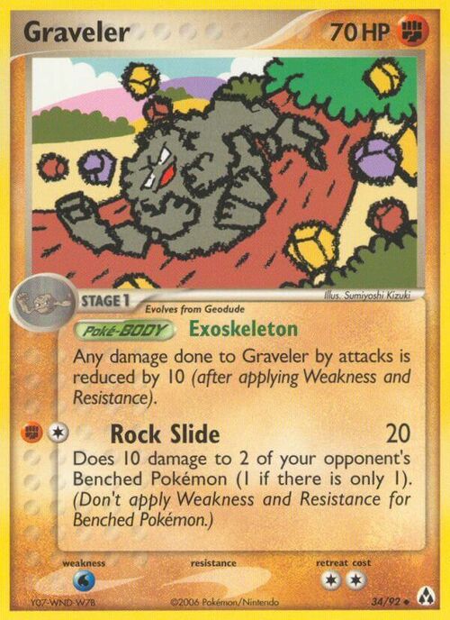 Graveler Card Front