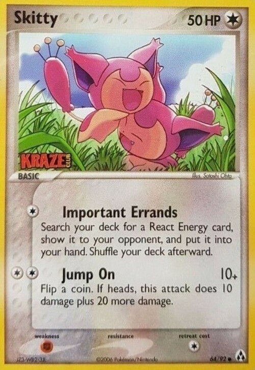 Skitty Card Front