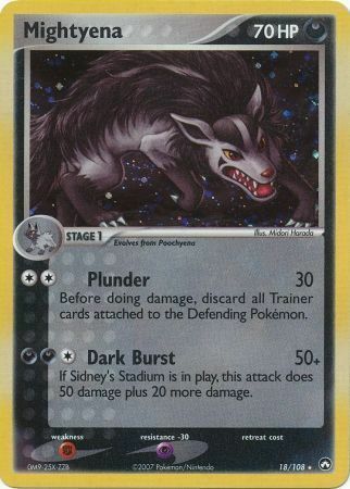 Mightyena Card Front