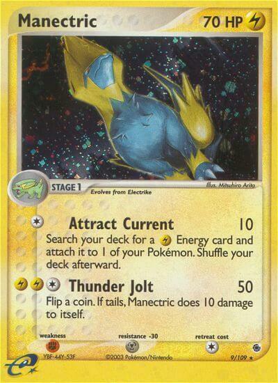 Manectric Card Front