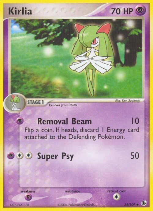 Kirlia Card Front