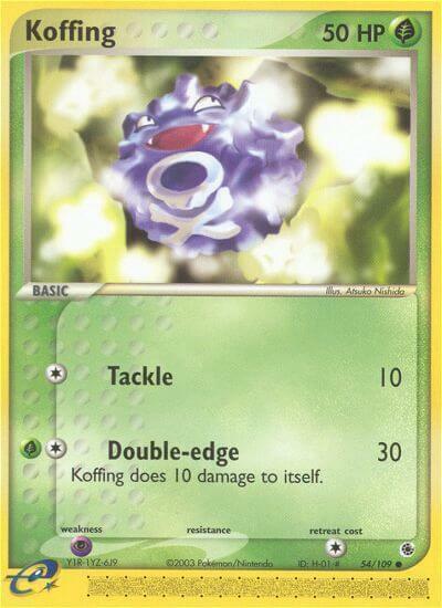 Koffing Card Front