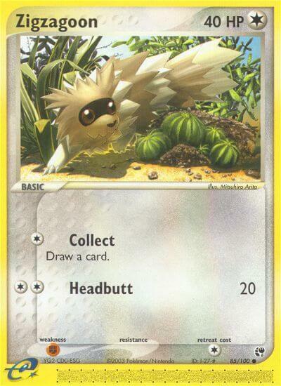 Zigzagoon Card Front