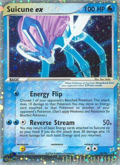 Suicune ex Card Front