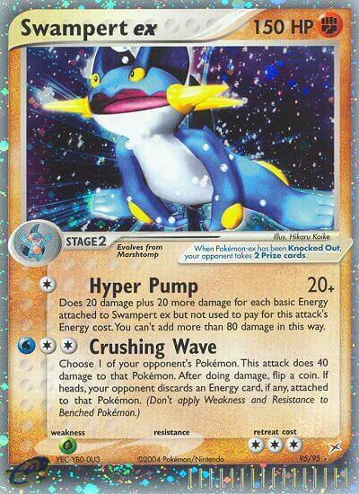 Swampert ex Card Front