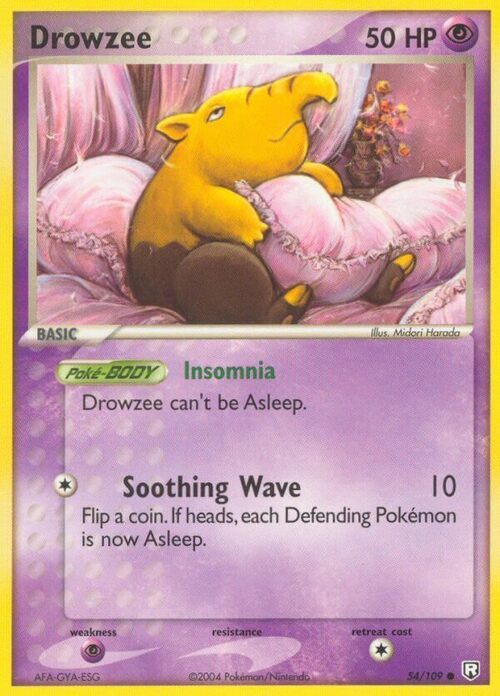 Drowzee Card Front