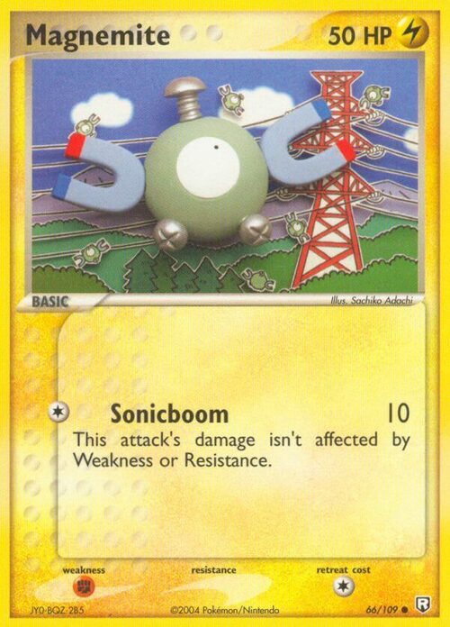 Magnemite Card Front