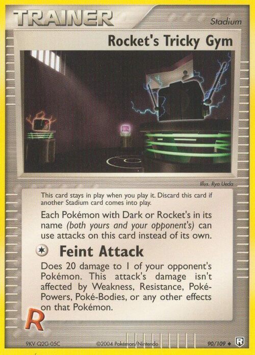 Rocket's Tricky Gym Card Front