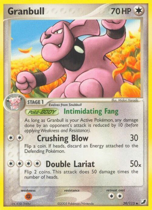 Granbull Card Front