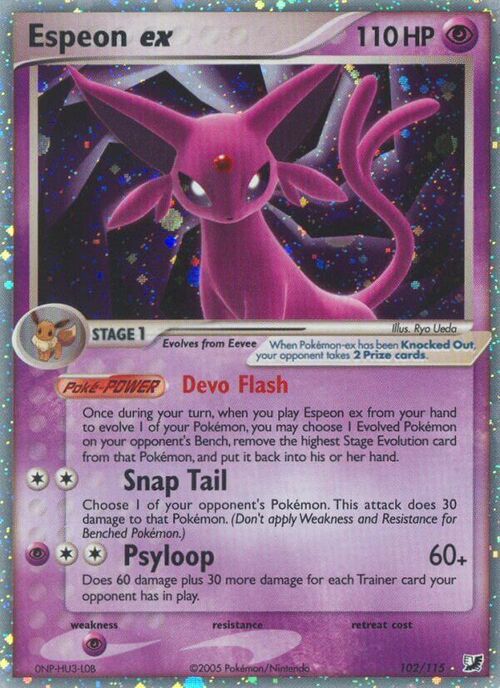 Espeon ex Card Front