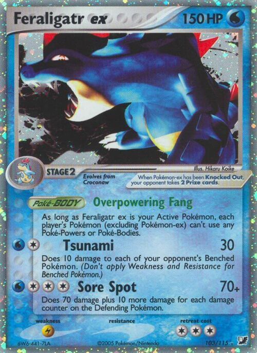 Feraligatr ex Card Front