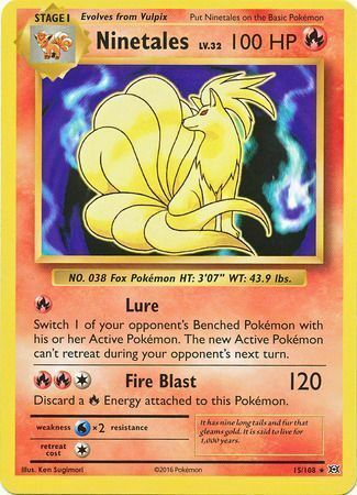 Ninetales Card Front