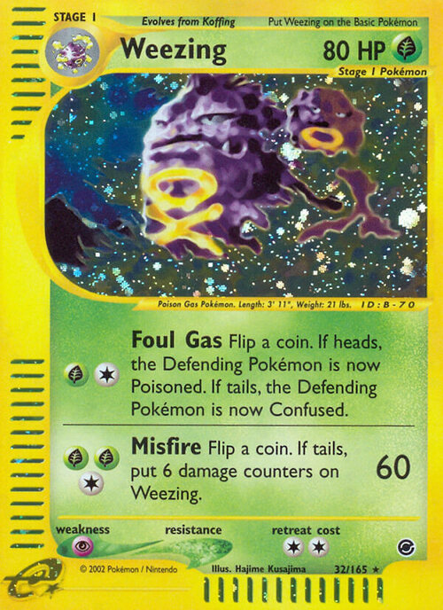 Weezing Card Front