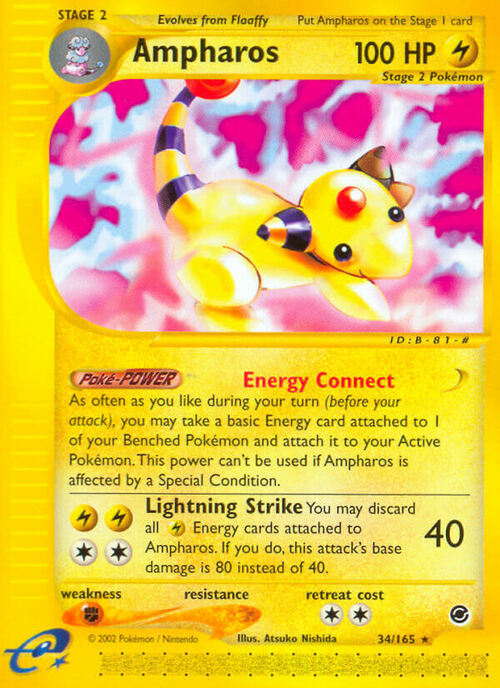 Ampharos Card Front