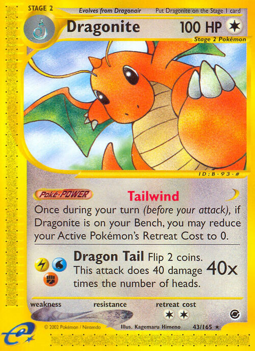 Dragonite Card Front