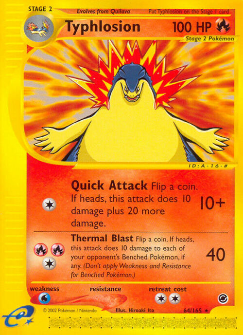 Typhlosion Card Front