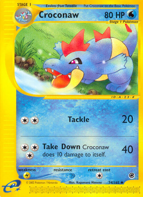 Croconaw Card Front