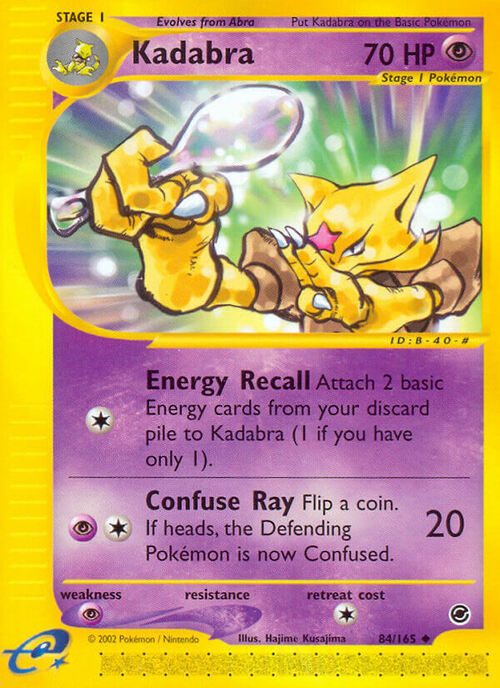 Kadabra Card Front