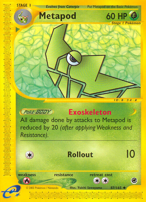 Metapod Card Front