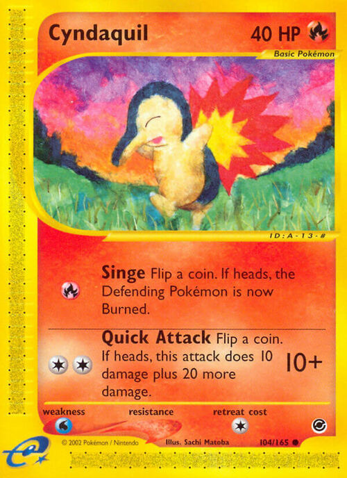 Cyndaquil Card Front