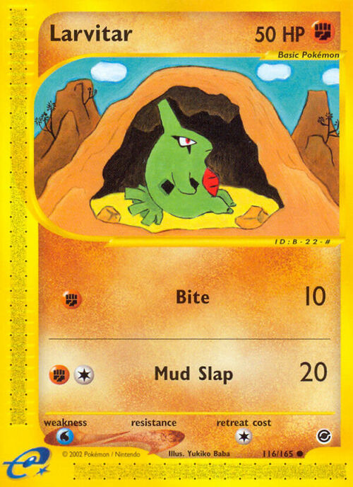 Larvitar Card Front