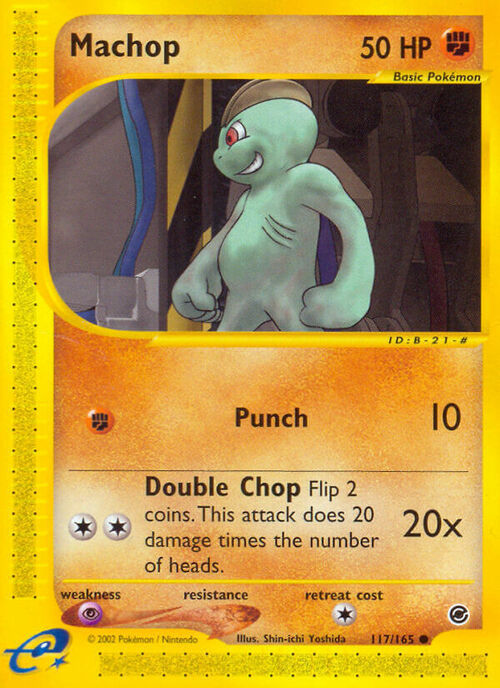 Machop Card Front