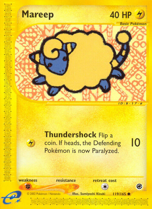 Mareep Card Front