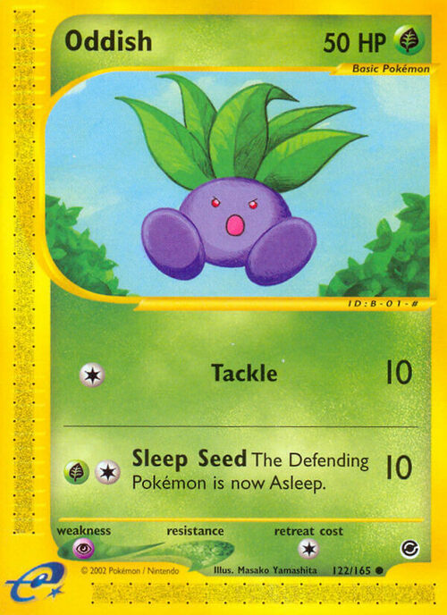 Oddish Card Front