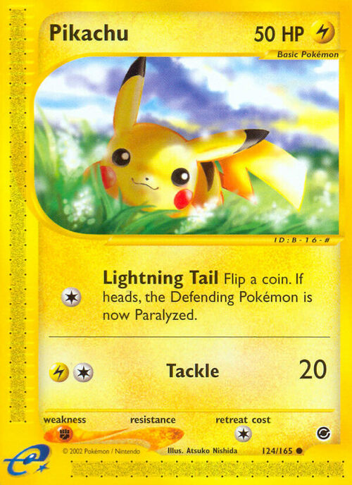 Pikachu Card Front