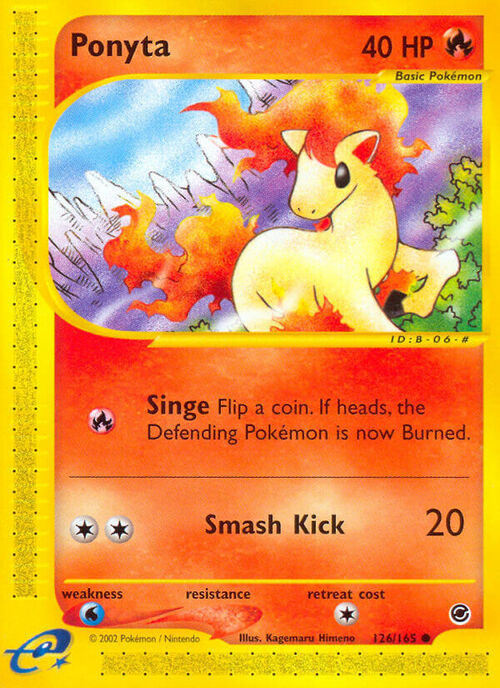 Ponyta Card Front