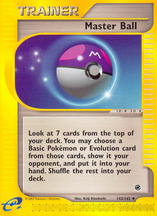 Master Ball Card Front