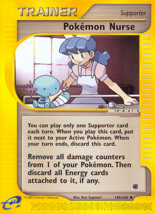 Pokémon Nurse Card Front