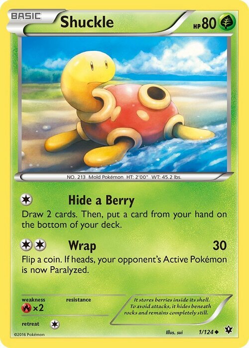 Shuckle Card Front