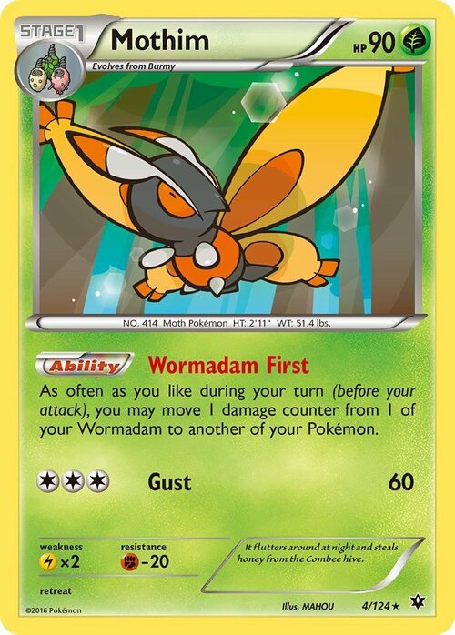 Mothim Card Front