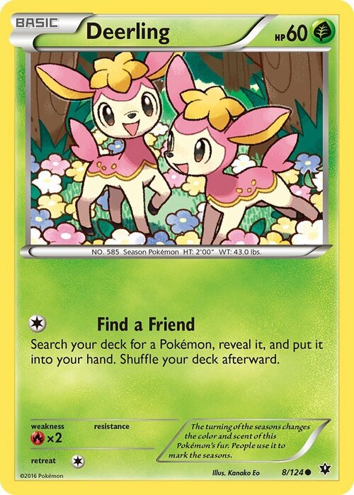 Deerling Card Front