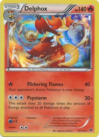 Delphox Card Front